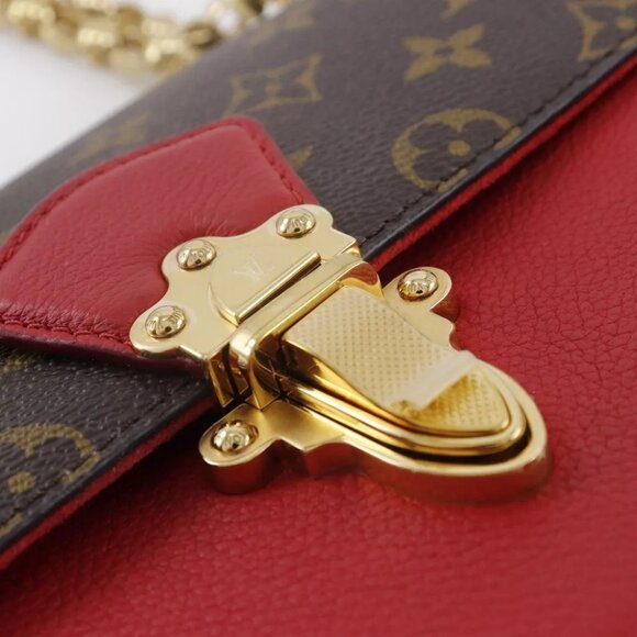 LOUIS VUITTON Victoire Shoulder Bag M41731 ChainShoulder Slys Brown Monogr. - Picture 6 of 13